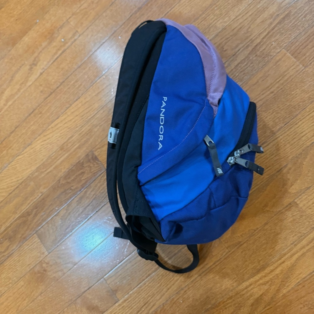 The North Face Pandora Backpack Women's Mini Small Hiking Gorpcore Day Pack Blue - Picture 3 of 12